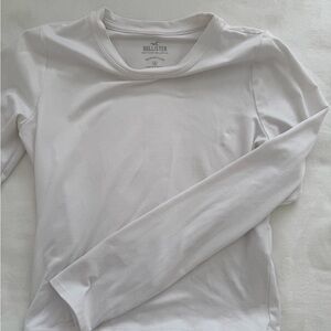 Hollister White Long Sleeve Top